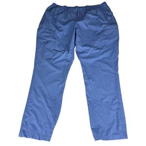 Carhartt Force Liberty Blue Straight Leg Multiple Pocket Scrub‎ Pants Men’s 2XL